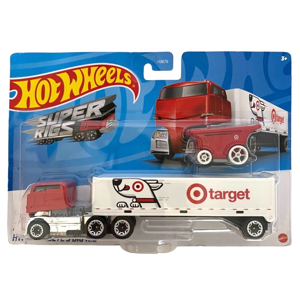 Hot Wheels Big Rig Truck Trailer Bullseye Target
